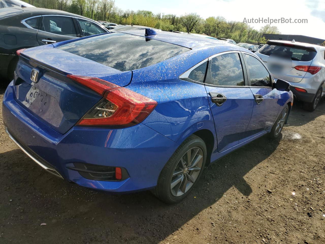 2020 Honda Civic Ex Blue vin: 19XFC1F32LE209230