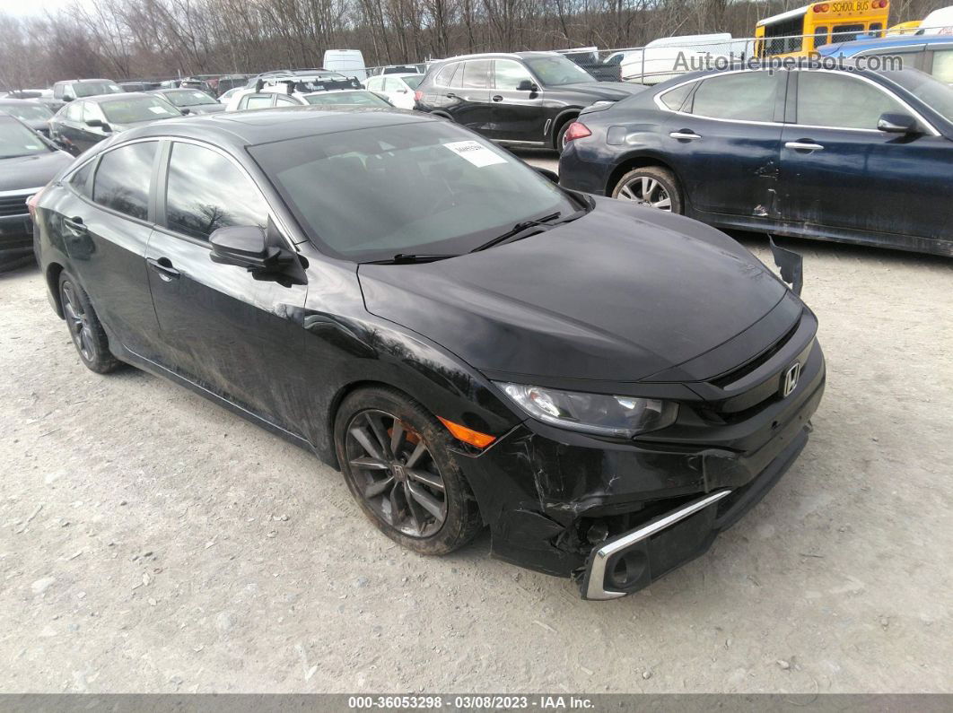 2020 Honda Civic Sedan Ex Черный vin: 19XFC1F32LE217666