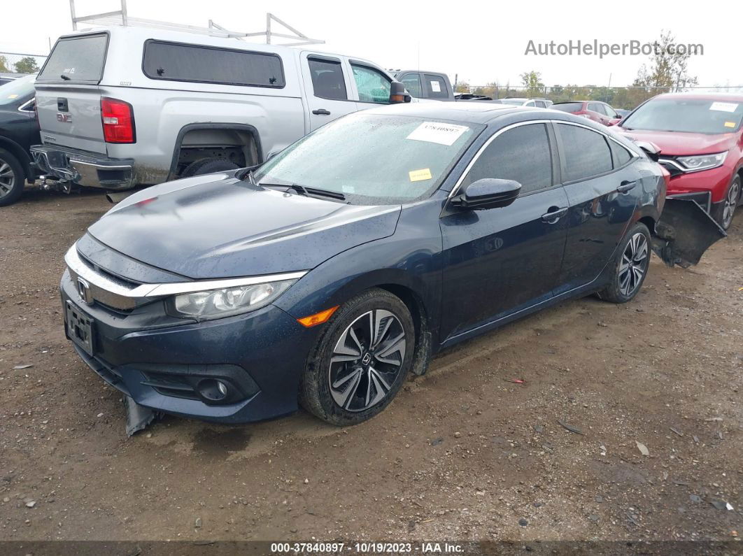 2016 Honda Civic Sedan Ex-t Синий vin: 19XFC1F33GE045718