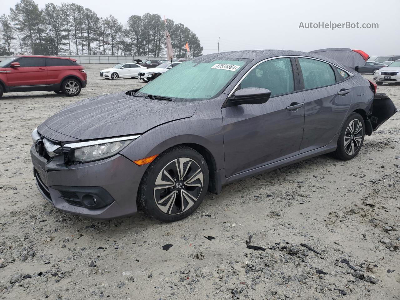 2016 Honda Civic Ex Gray vin: 19XFC1F33GE216418