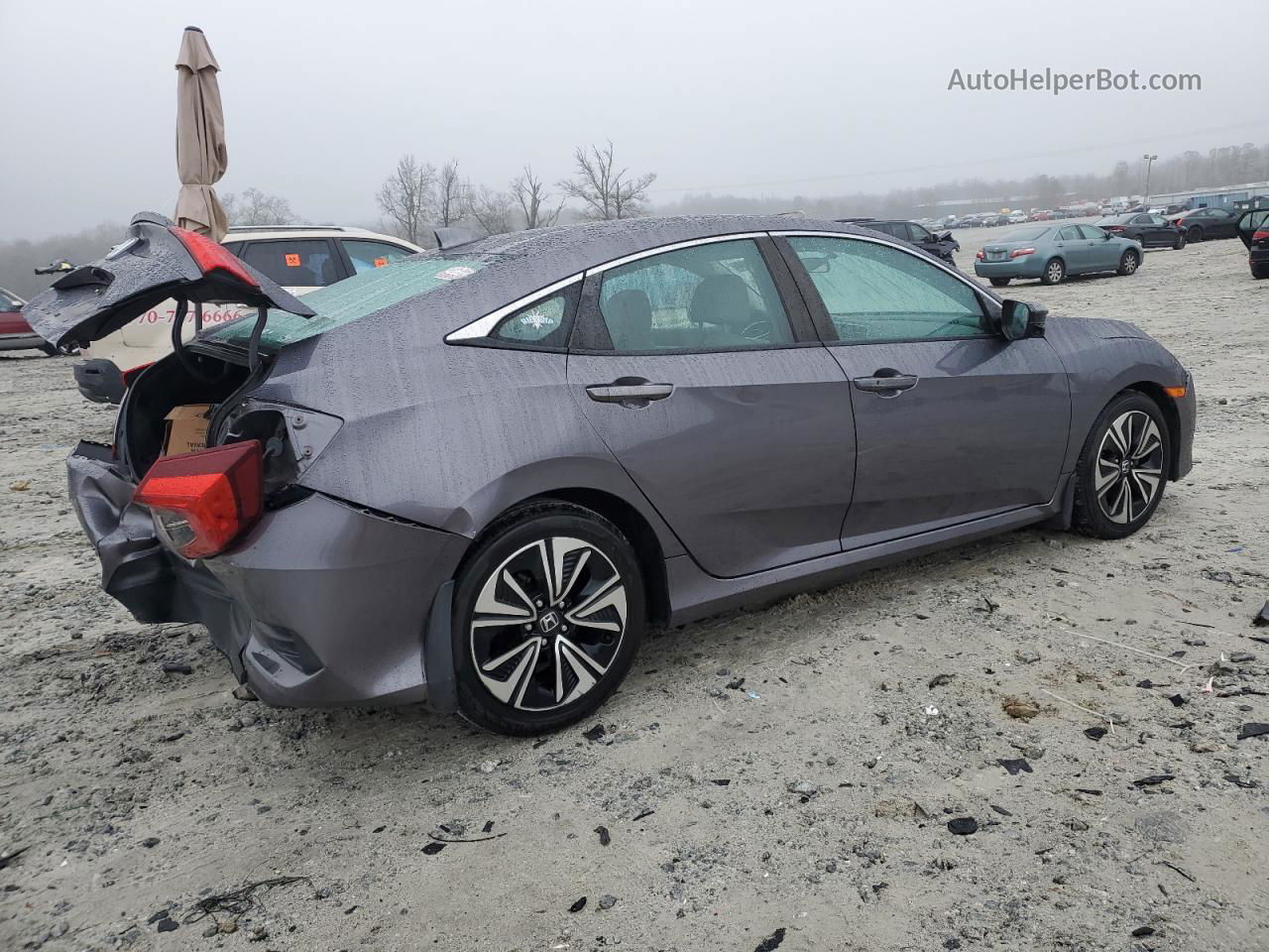 2016 Honda Civic Ex Gray vin: 19XFC1F33GE216418