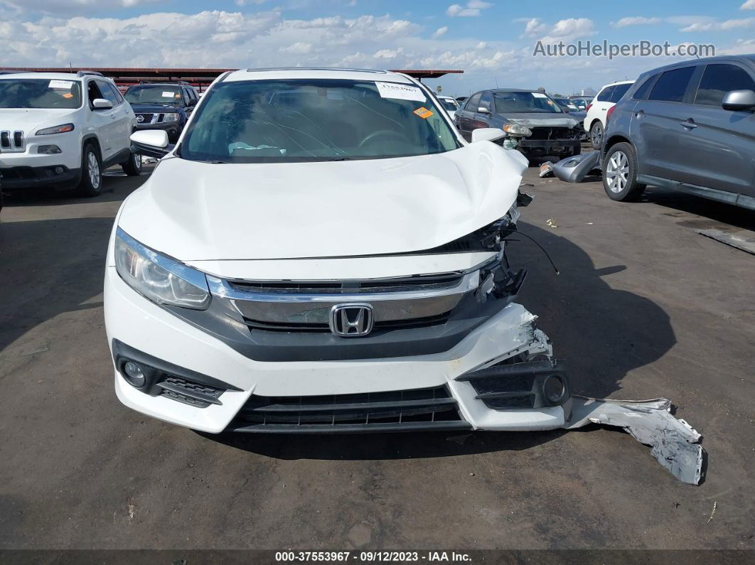 2017 Honda Civic Sedan Ex-t White vin: 19XFC1F33HE014146