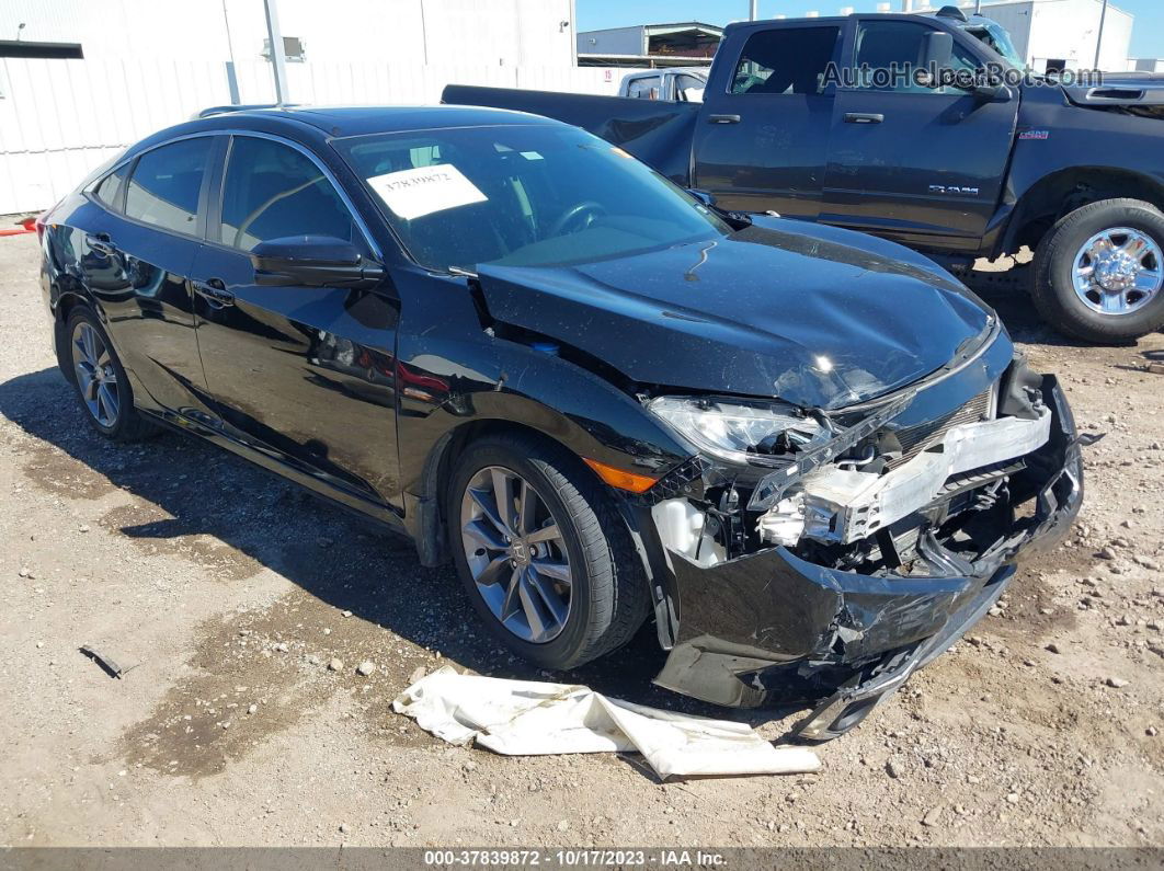 2019 Honda Civic Sedan Ex Black vin: 19XFC1F33KE017605