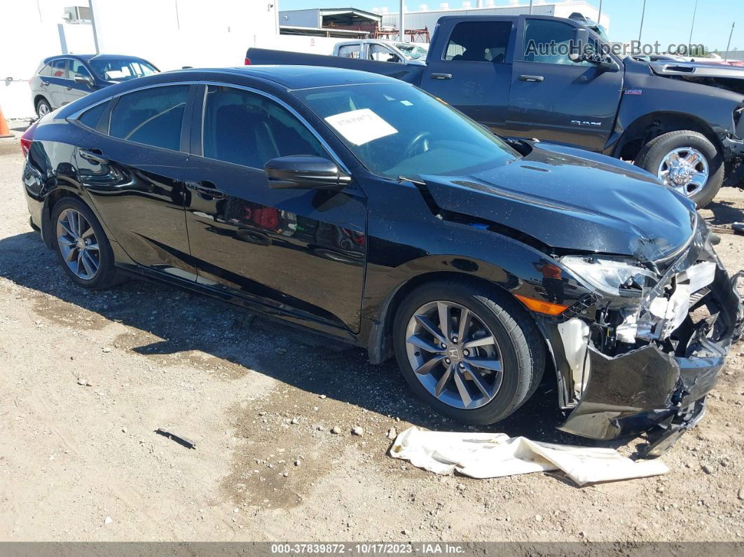 2019 Honda Civic Sedan Ex Black vin: 19XFC1F33KE017605