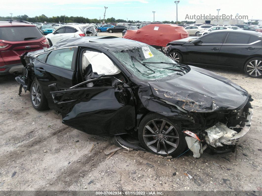 2019 Honda Civic Sedan Ex Black vin: 19XFC1F33KE206559