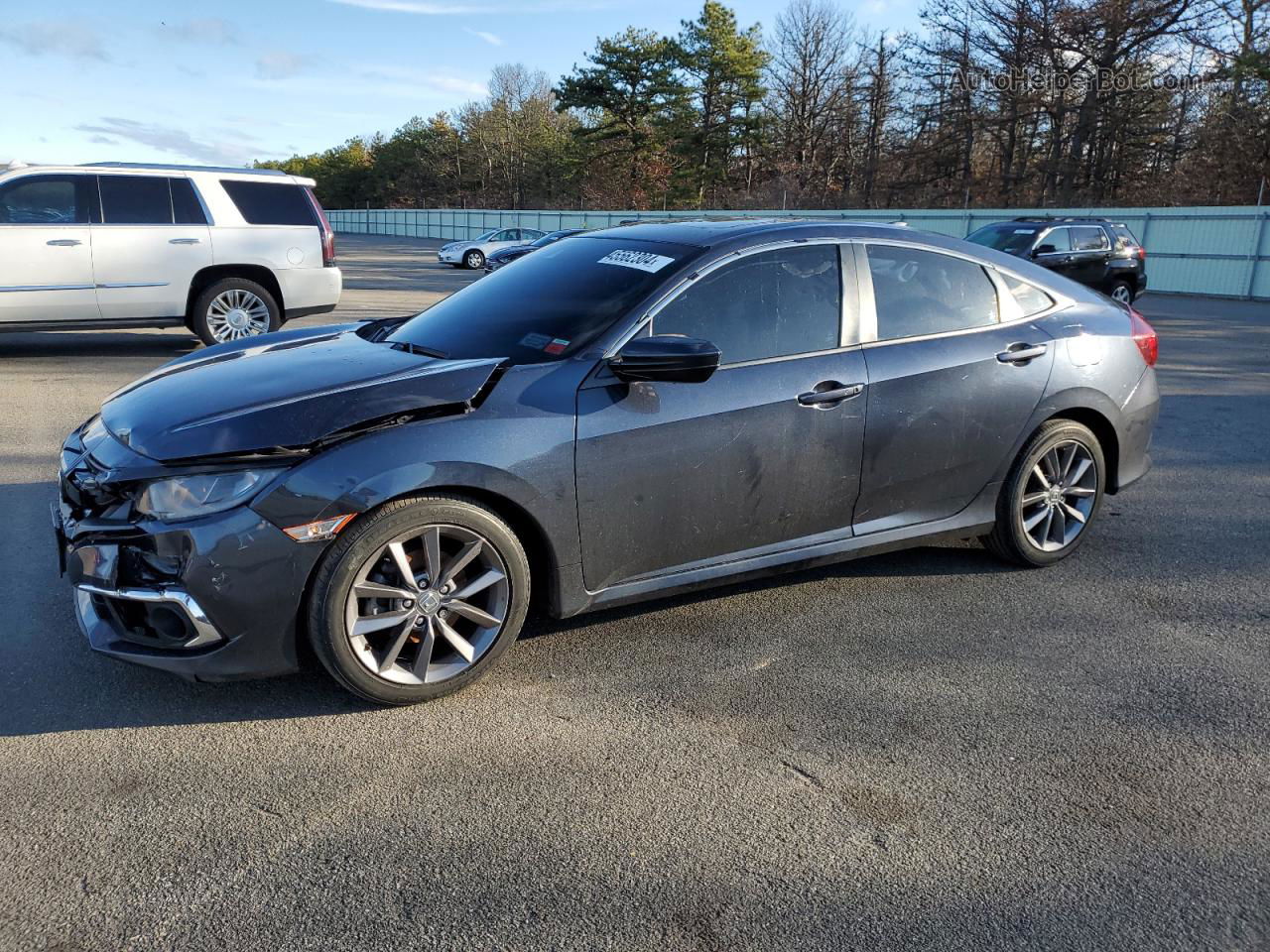 2019 Honda Civic Ex Black vin: 19XFC1F33KE214290