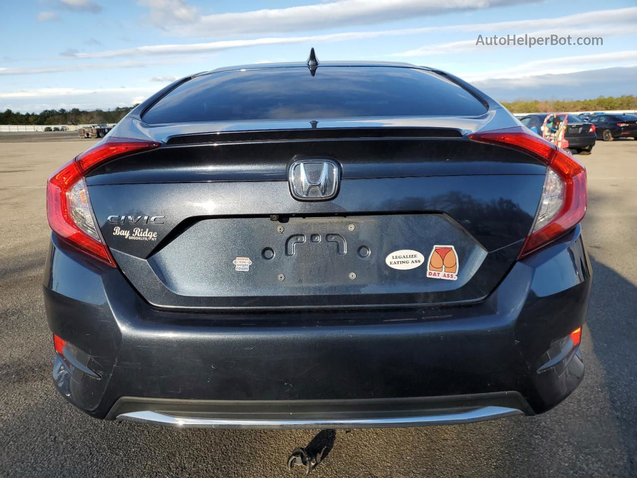 2019 Honda Civic Ex Черный vin: 19XFC1F33KE214290