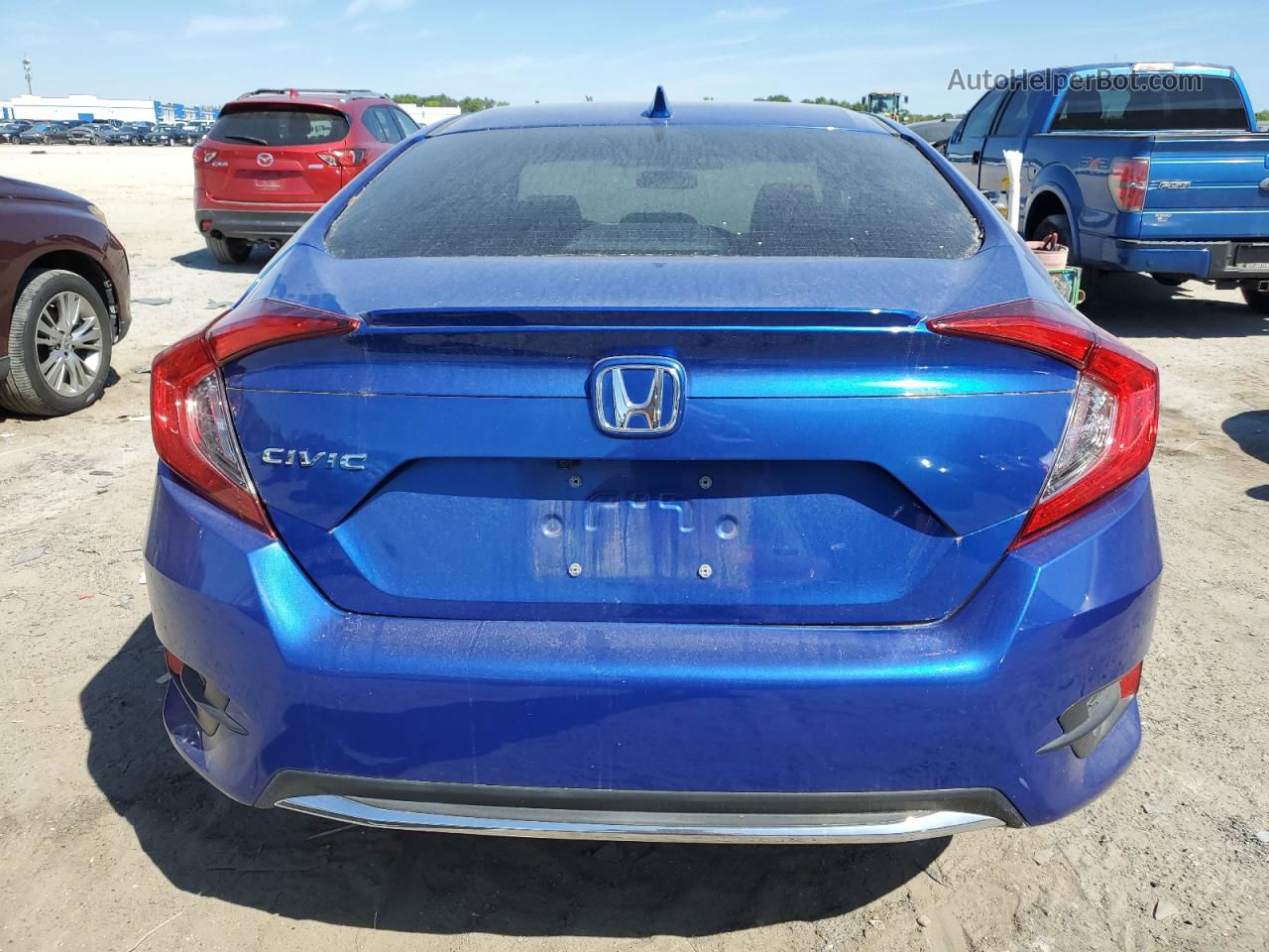 2020 Honda Civic Ex Blue vin: 19XFC1F33LE003091