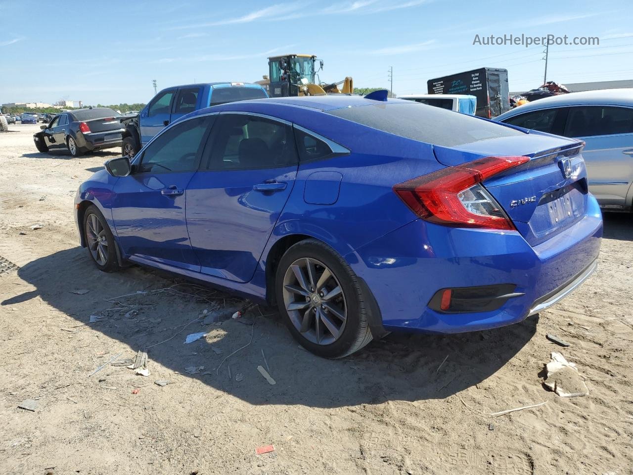 2020 Honda Civic Ex Blue vin: 19XFC1F33LE003091