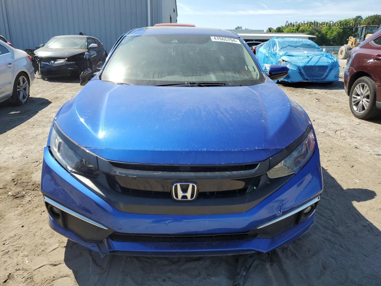 2020 Honda Civic Ex Blue vin: 19XFC1F33LE003091
