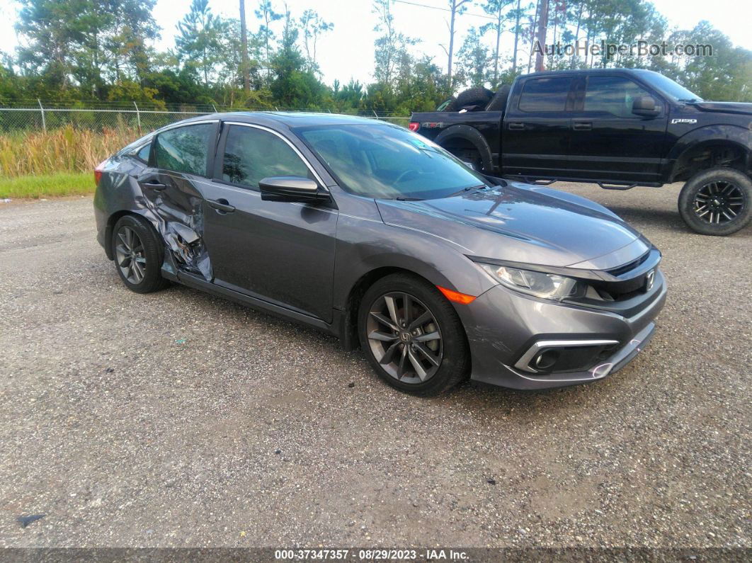 2020 Honda Civic Sedan Ex Gray vin: 19XFC1F33LE013054