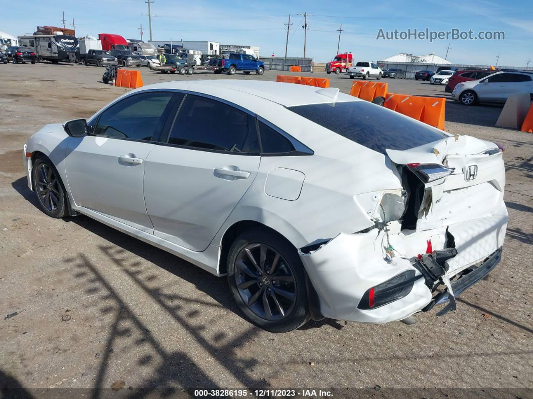 2020 Honda Civic Sedan Ex White vin: 19XFC1F33LE014219