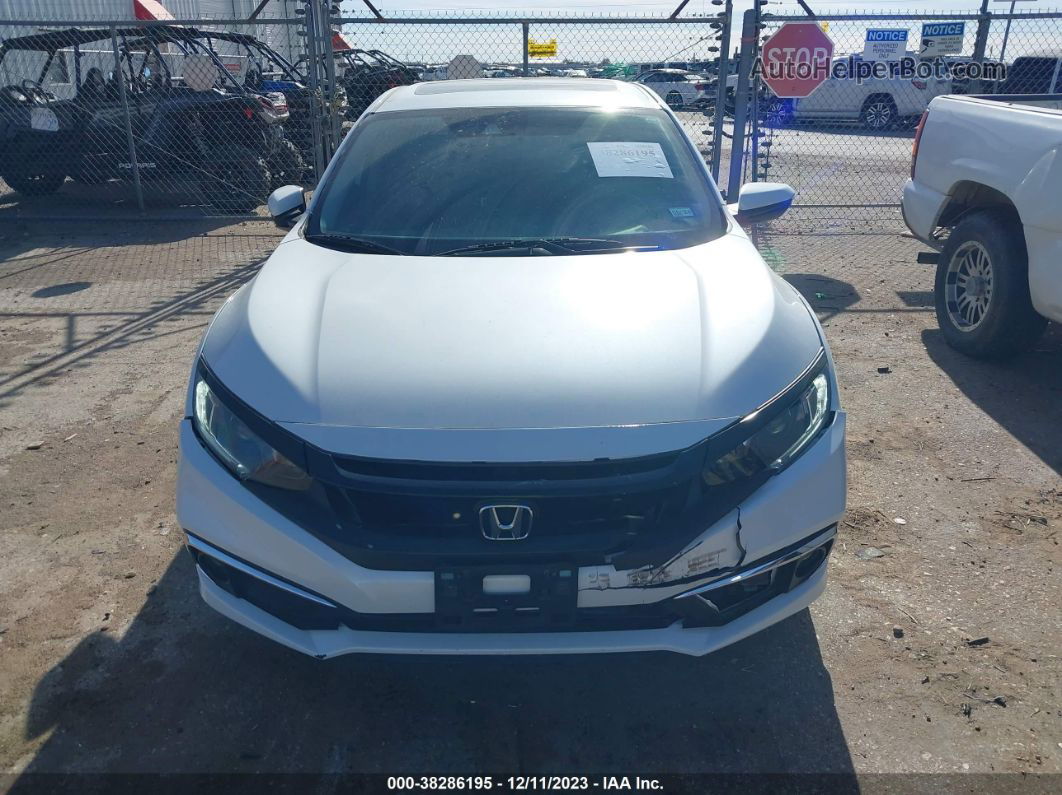 2020 Honda Civic Sedan Ex White vin: 19XFC1F33LE014219