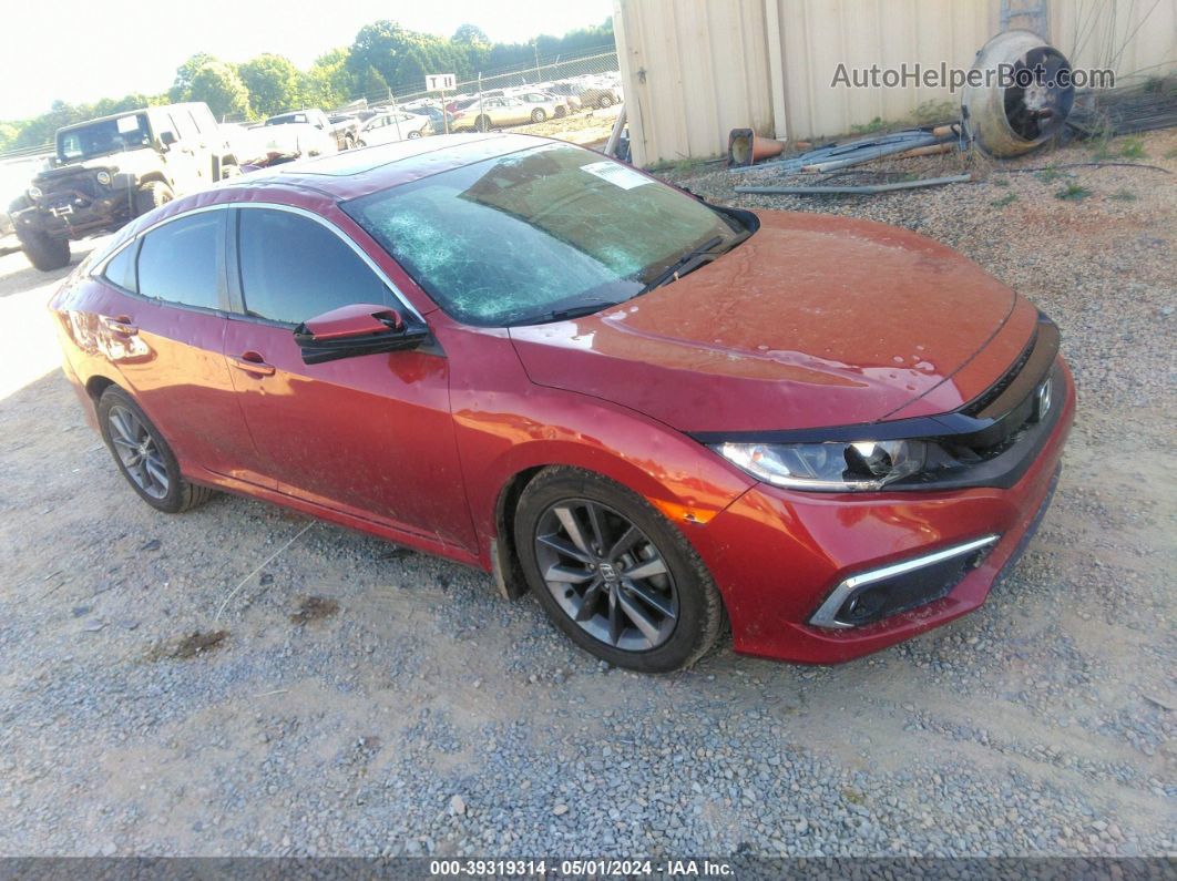 2020 Honda Civic Ex Red vin: 19XFC1F33LE015824