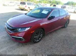 2020 Honda Civic Ex Красный vin: 19XFC1F33LE015824