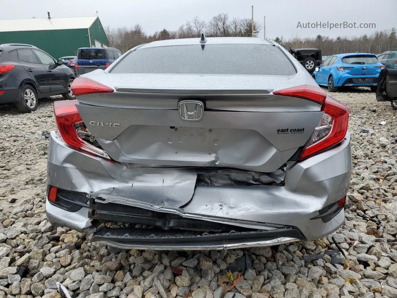 2020 Honda Civic Ex Silver vin: 19XFC1F33LE022790