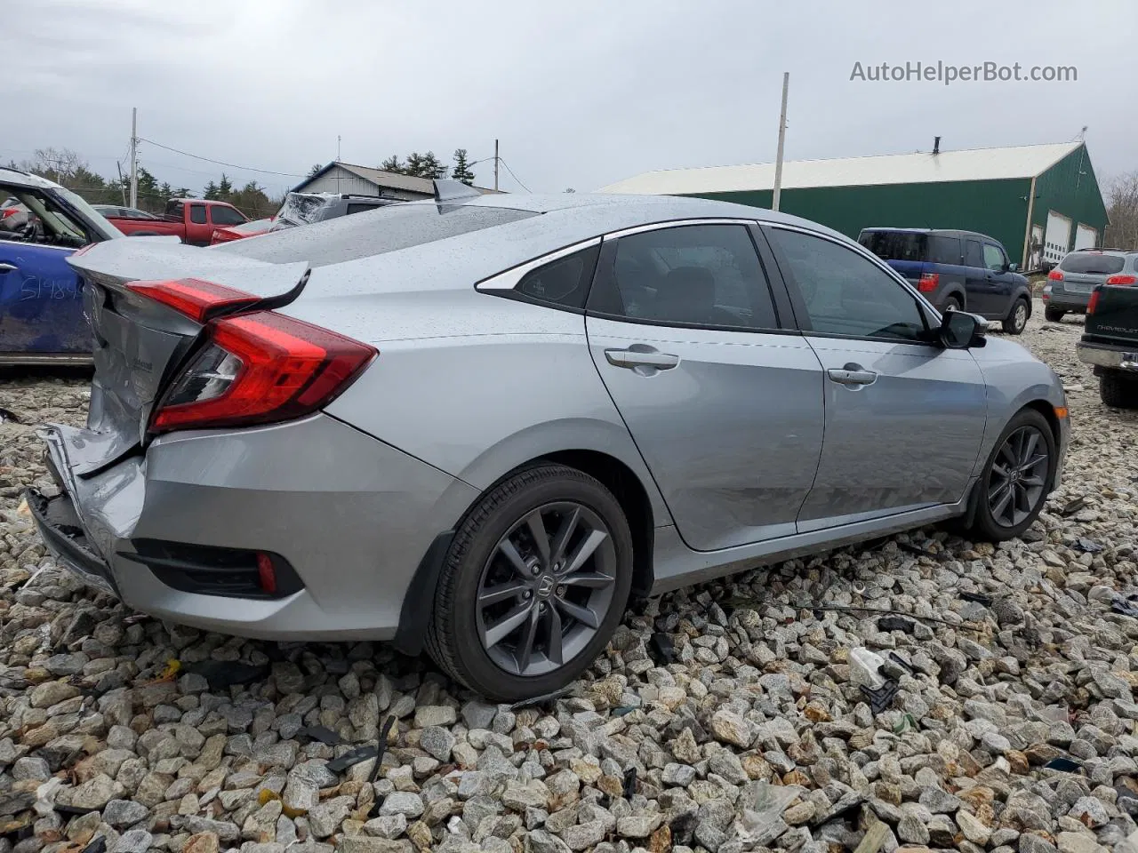 2020 Honda Civic Ex Серебряный vin: 19XFC1F33LE022790