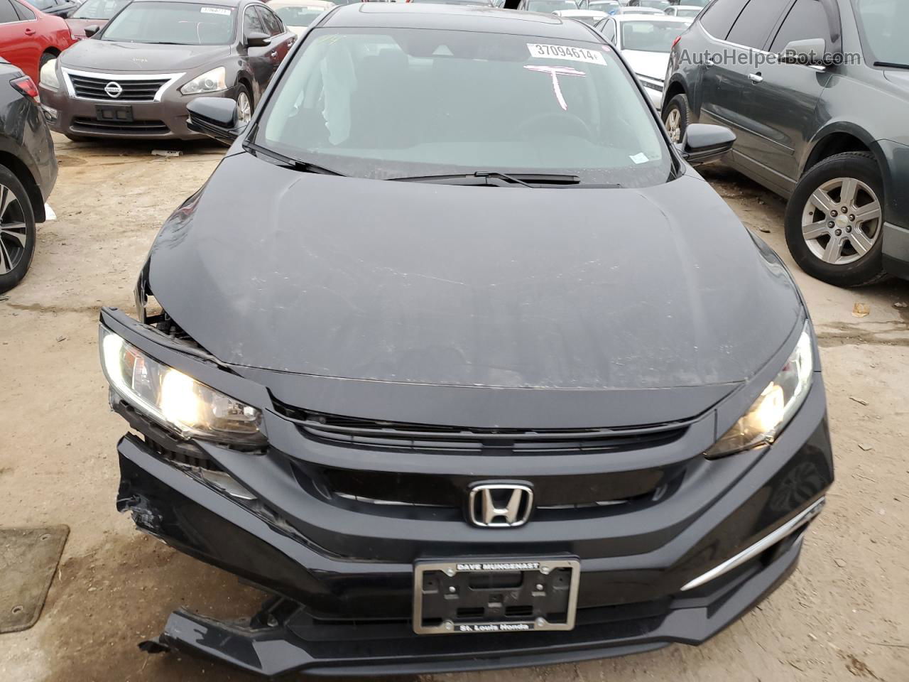 2020 Honda Civic Ex Black vin: 19XFC1F33LE023602