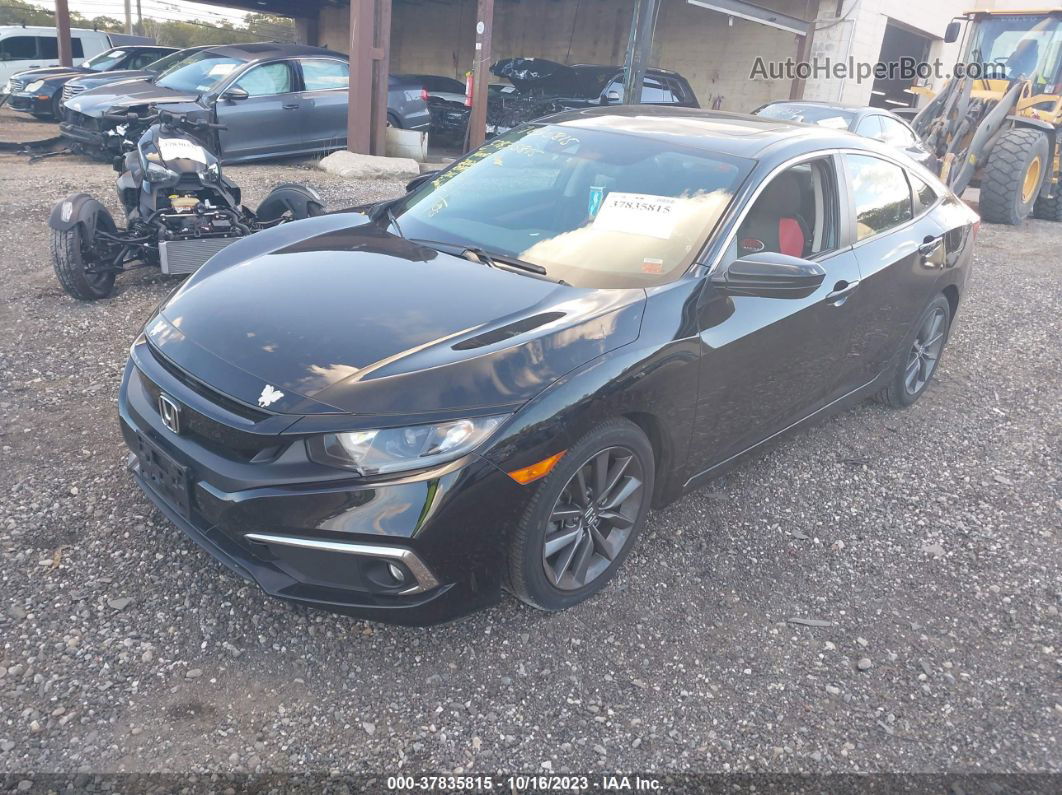 2020 Honda Civic Ex  Black vin: 19XFC1F33LE204358