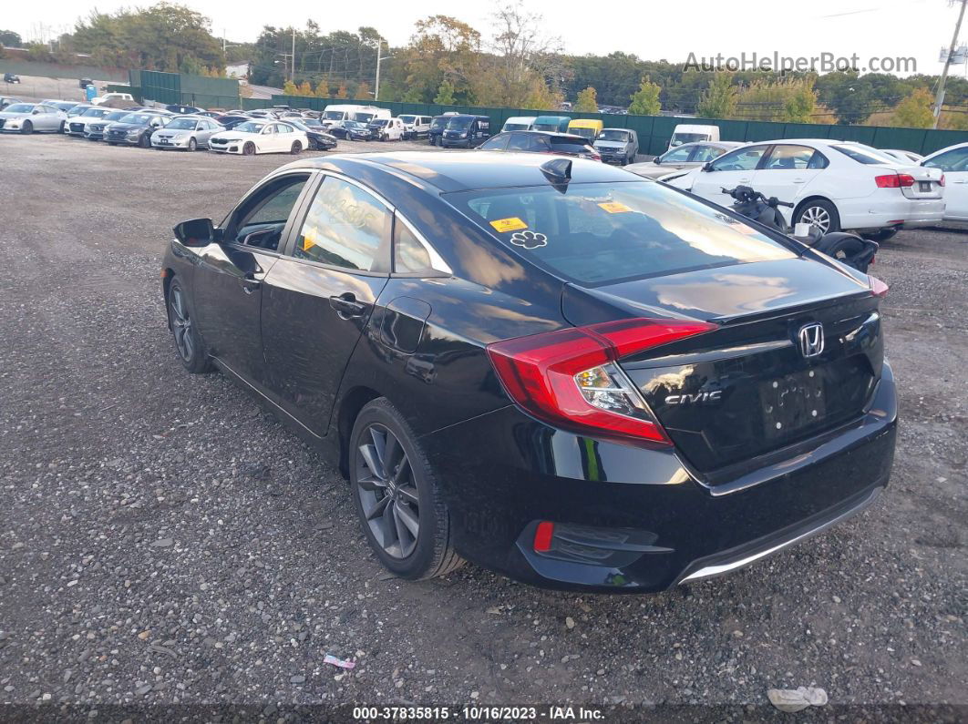 2020 Honda Civic Ex  Black vin: 19XFC1F33LE204358