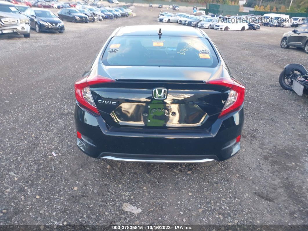 2020 Honda Civic Ex  Black vin: 19XFC1F33LE204358