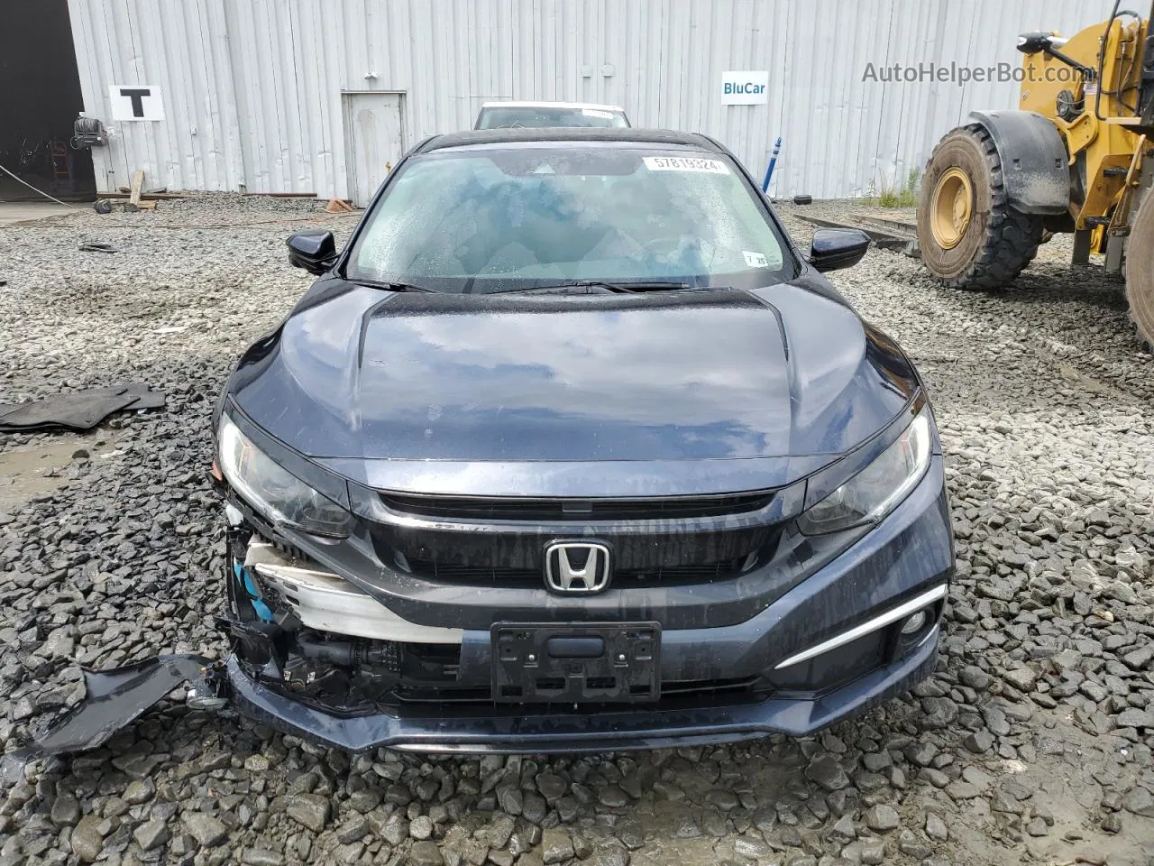 2020 Honda Civic Ex Синий vin: 19XFC1F33LE208037