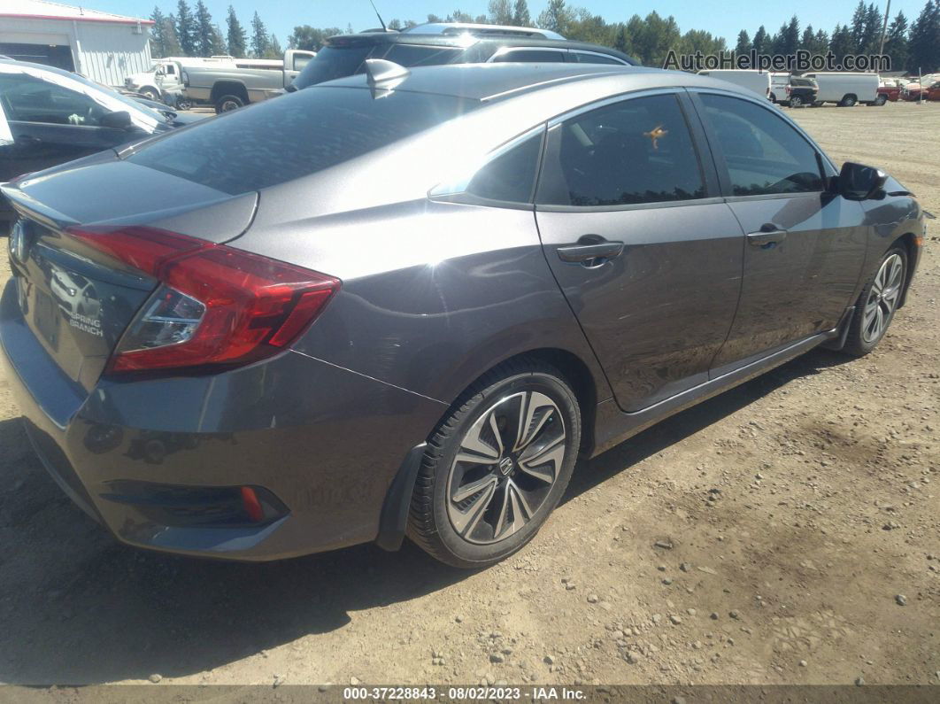 2016 Honda Civic Sedan Ex-t Gray vin: 19XFC1F34GE005809