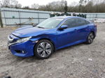 2016 Honda Civic Ex Синий vin: 19XFC1F34GE017684