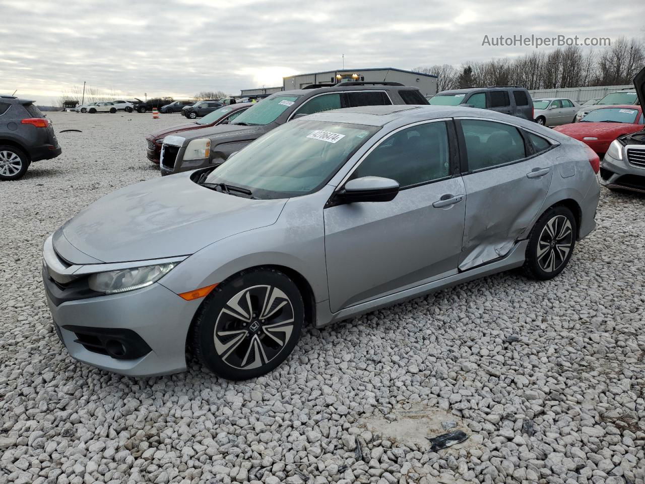 2016 Honda Civic Ex Silver vin: 19XFC1F34GE026398