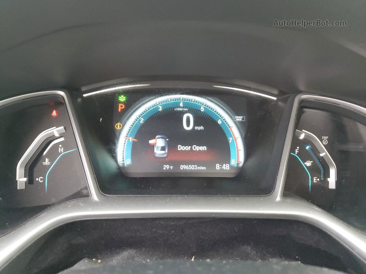 2016 Honda Civic Ex Серебряный vin: 19XFC1F34GE026398