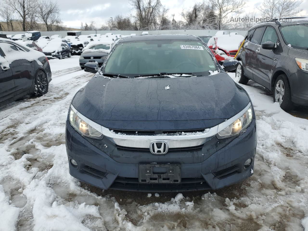 2016 Honda Civic Ex Blue vin: 19XFC1F34GE037238