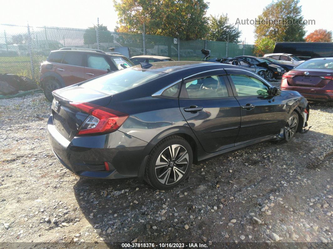 2016 Honda Civic Sedan Ex-t Темно-синий vin: 19XFC1F34GE220168