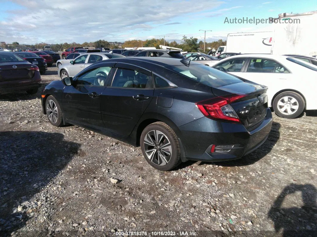 2016 Honda Civic Sedan Ex-t Темно-синий vin: 19XFC1F34GE220168