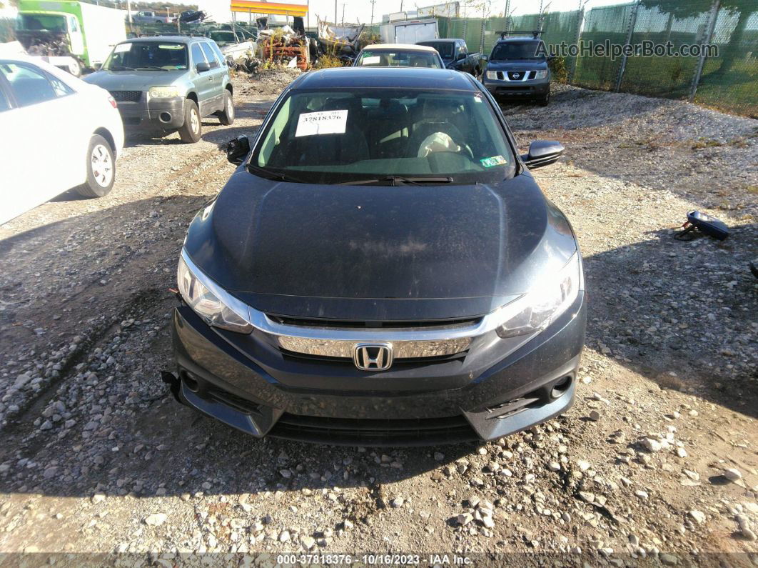 2016 Honda Civic Sedan Ex-t Темно-синий vin: 19XFC1F34GE220168