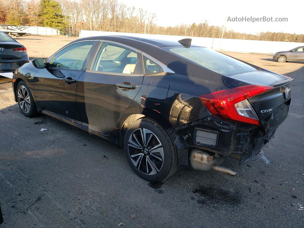 2017 Honda Civic Ex Black vin: 19XFC1F34HE204604