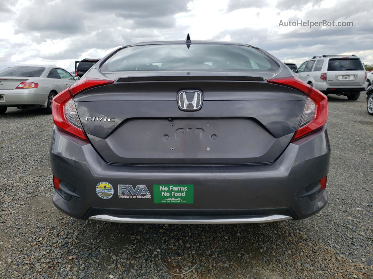 2019 Honda Civic Ex Серый vin: 19XFC1F34KE003647