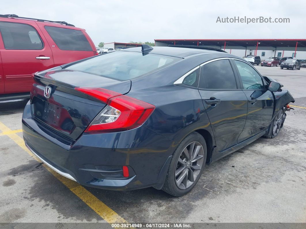 2019 Honda Civic Ex Dark Blue vin: 19XFC1F34KE012705