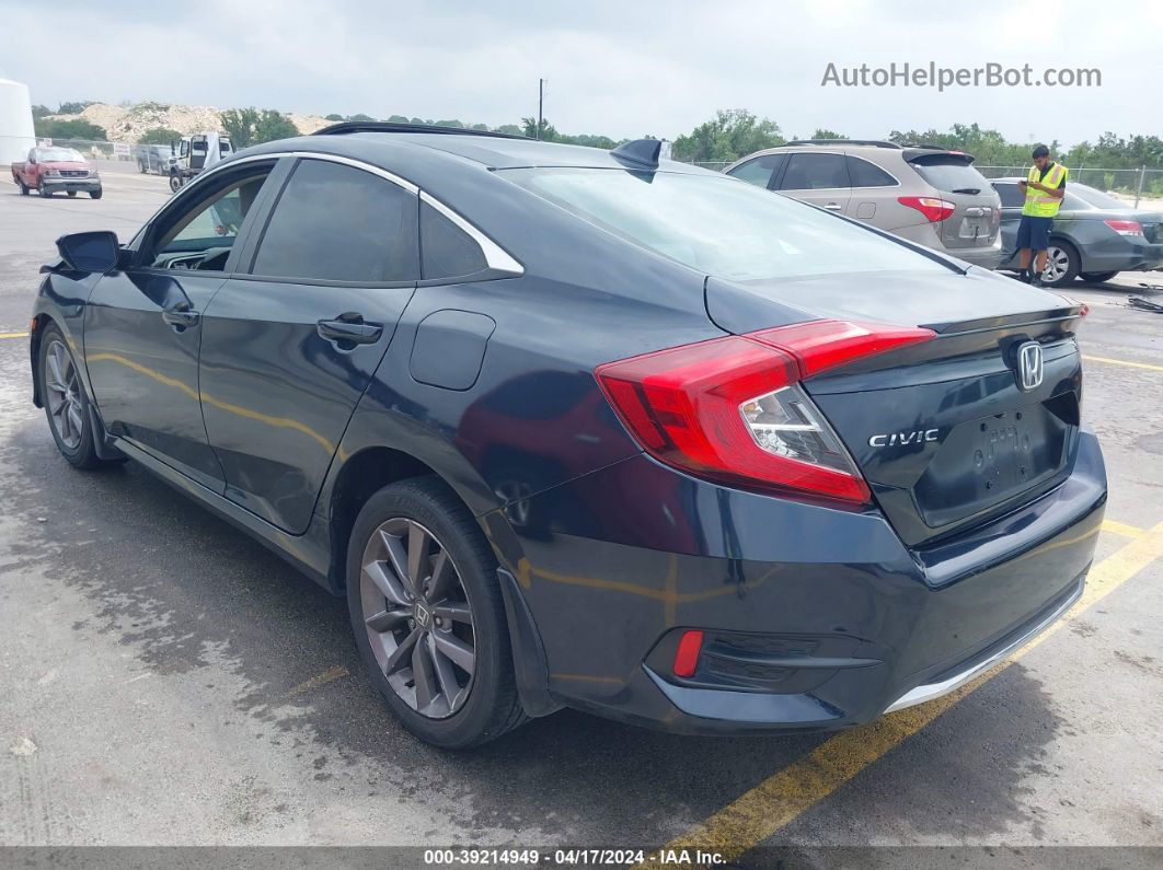 2019 Honda Civic Ex Dark Blue vin: 19XFC1F34KE012705