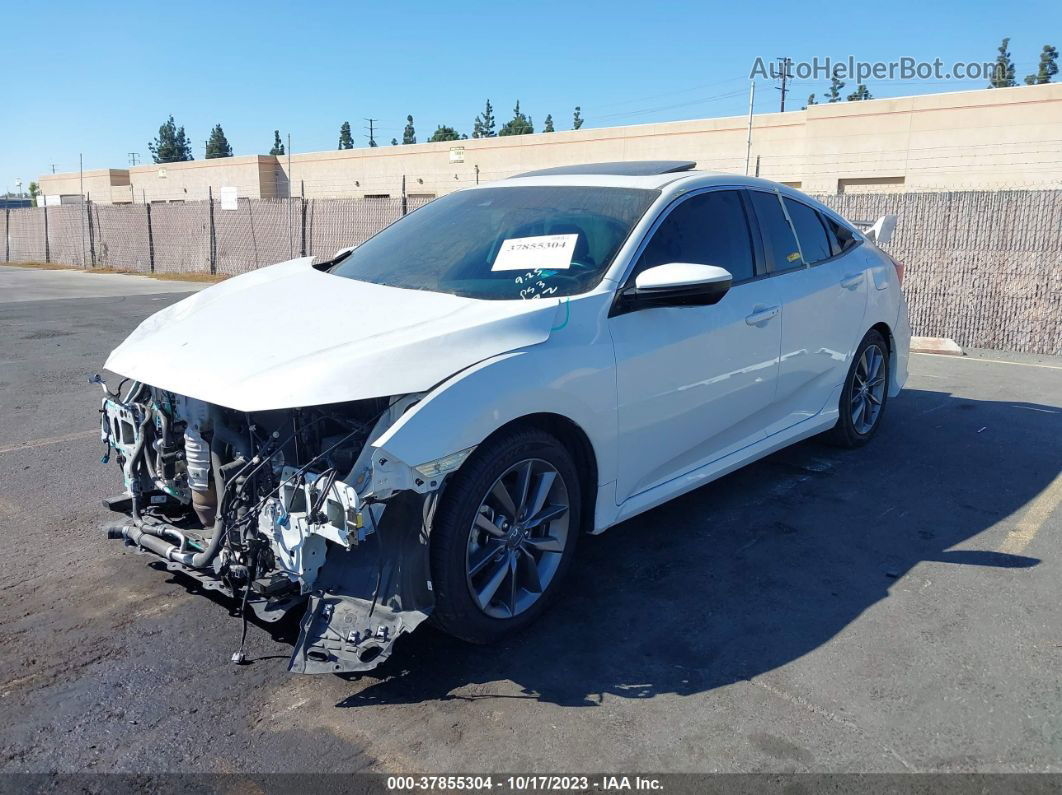 2020 Honda Civic Sedan Ex White vin: 19XFC1F34LE206698