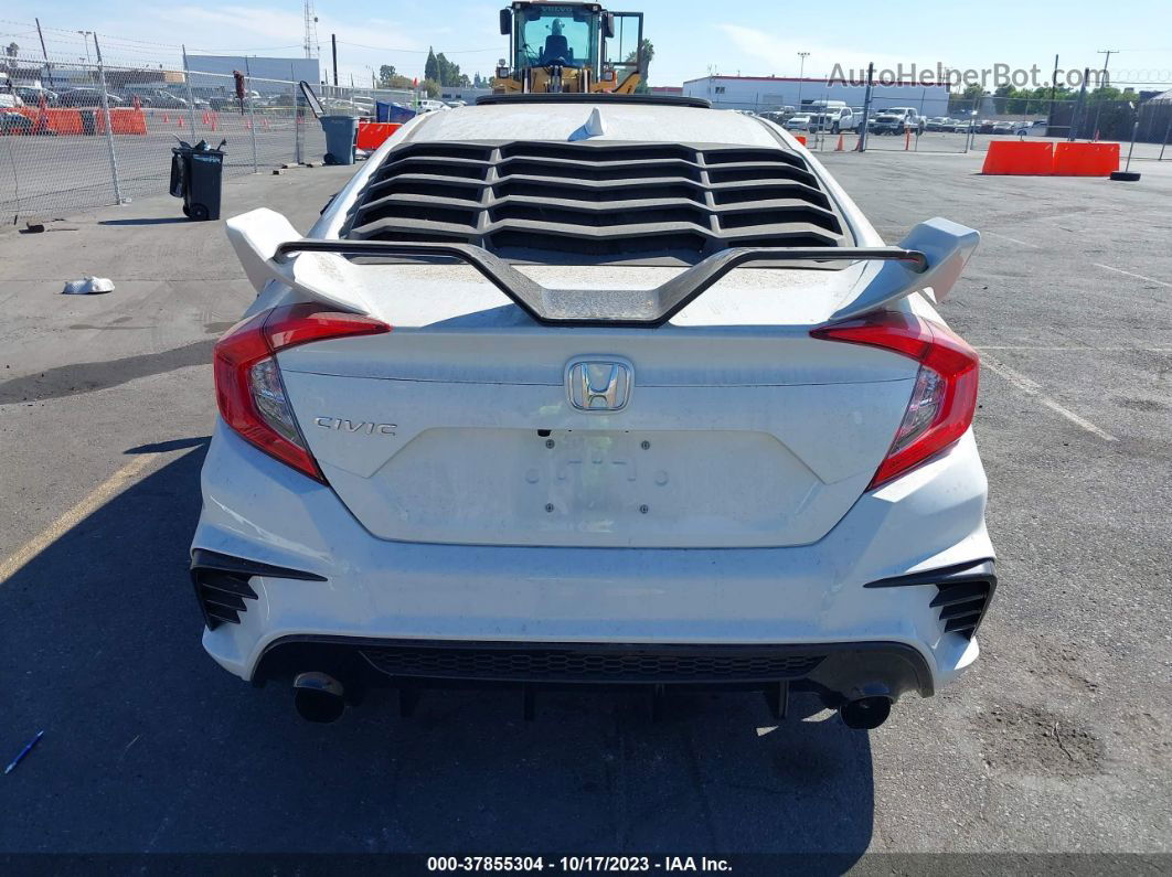 2020 Honda Civic Sedan Ex White vin: 19XFC1F34LE206698