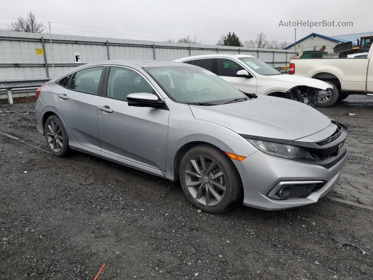 2020 Honda Civic Ex Silver vin: 19XFC1F34LE219757