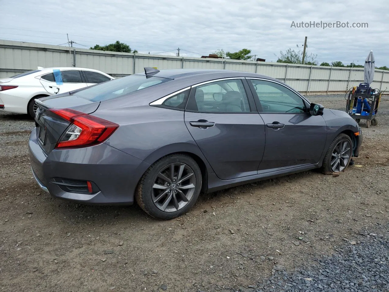 2020 Honda Civic Ex Gray vin: 19XFC1F34LE220679