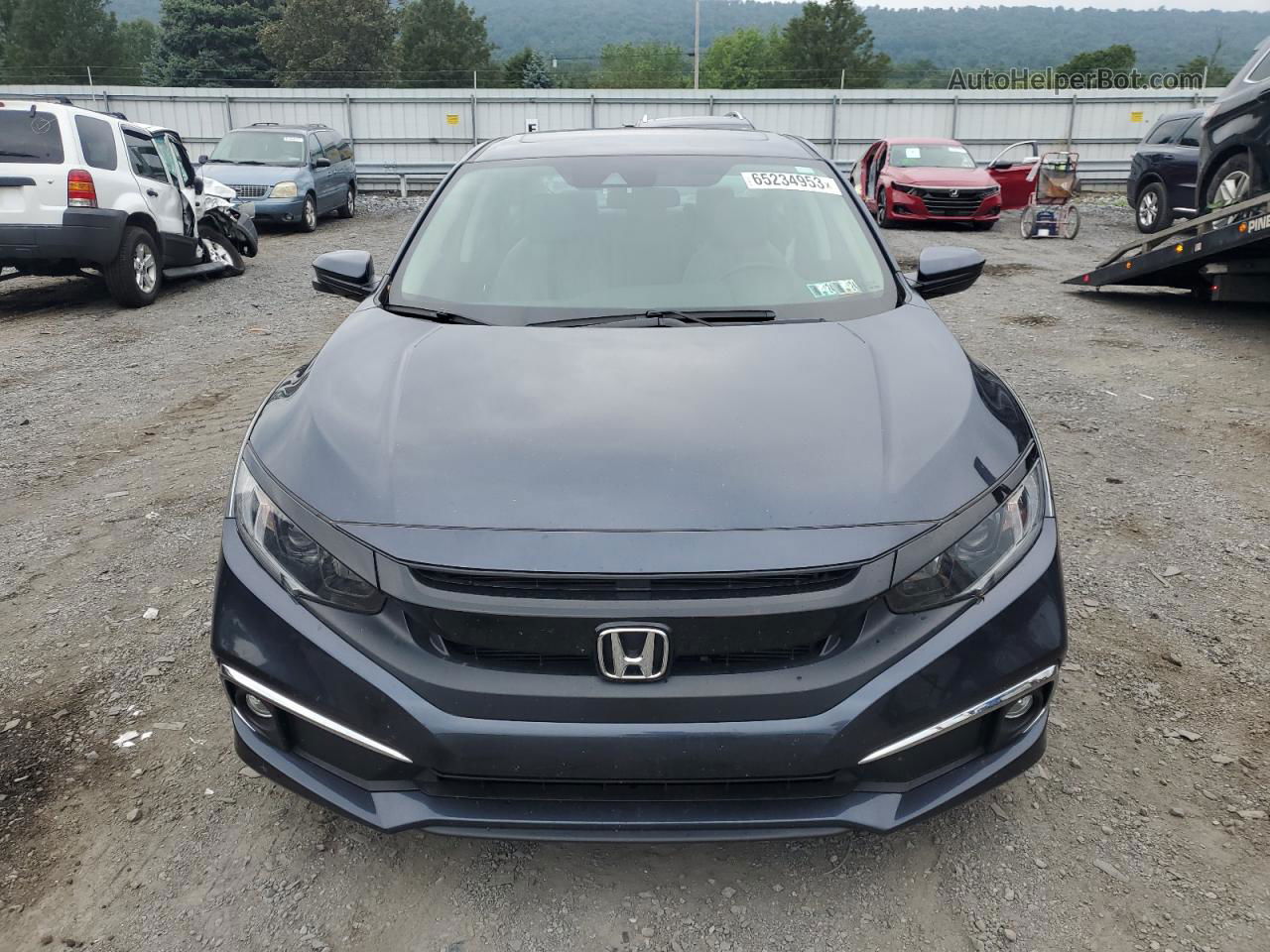 2020 Honda Civic Ex Blue vin: 19XFC1F34LE221542