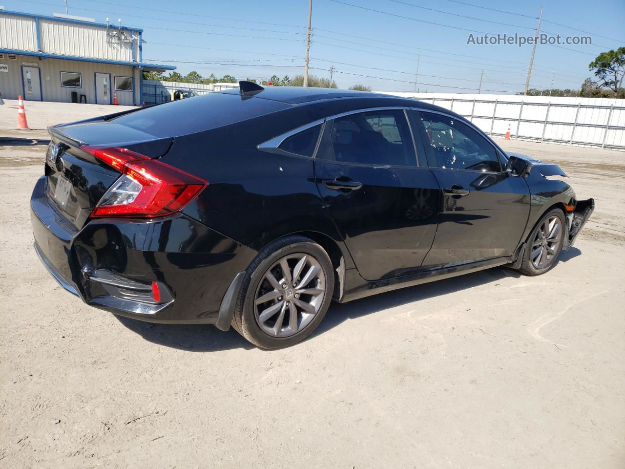 2019 Honda Civic Ex Black vin: 19XFC1F35KE005276