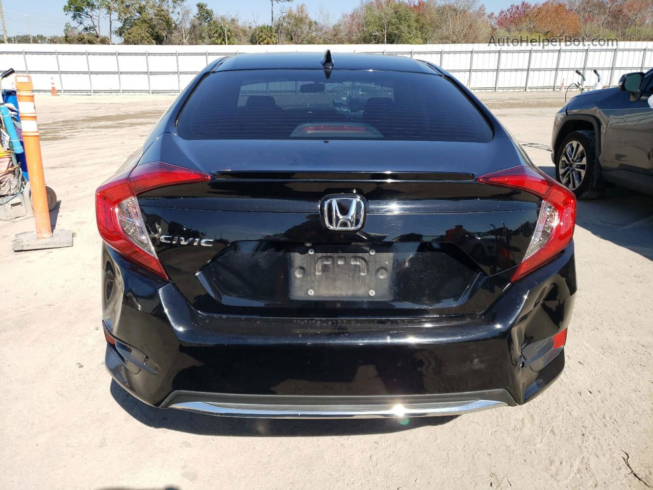 2019 Honda Civic Ex Black vin: 19XFC1F35KE005276