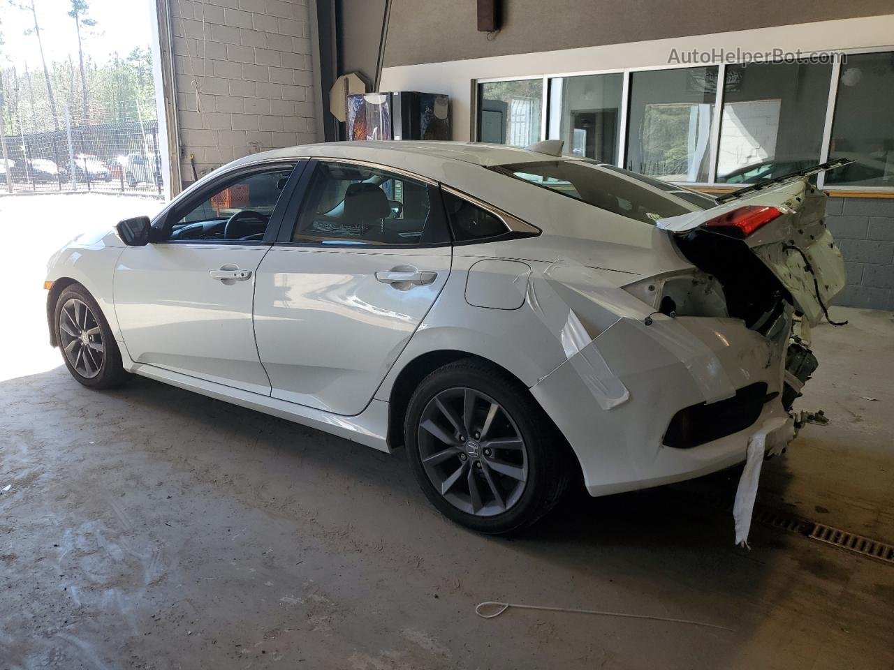 2019 Honda Civic Ex White vin: 19XFC1F35KE005679