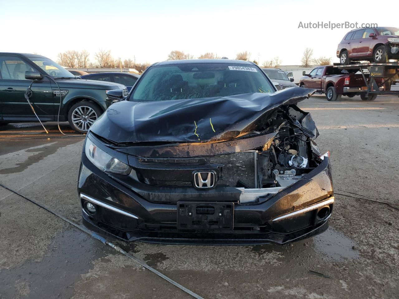 2019 Honda Civic Ex Black vin: 19XFC1F35KE010641