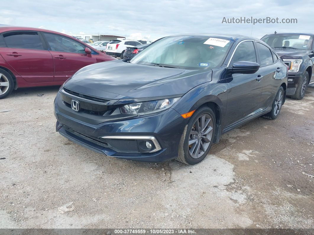 2019 Honda Civic Ex Blue vin: 19XFC1F35KE012406