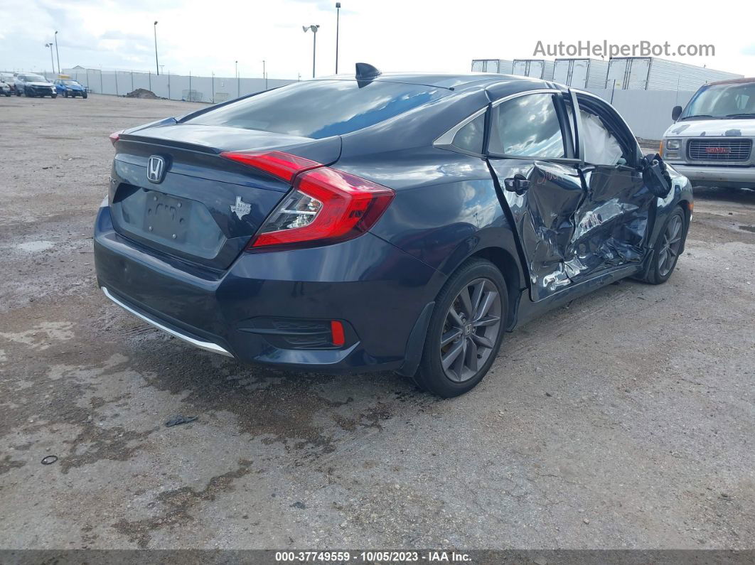 2019 Honda Civic Ex Blue vin: 19XFC1F35KE012406