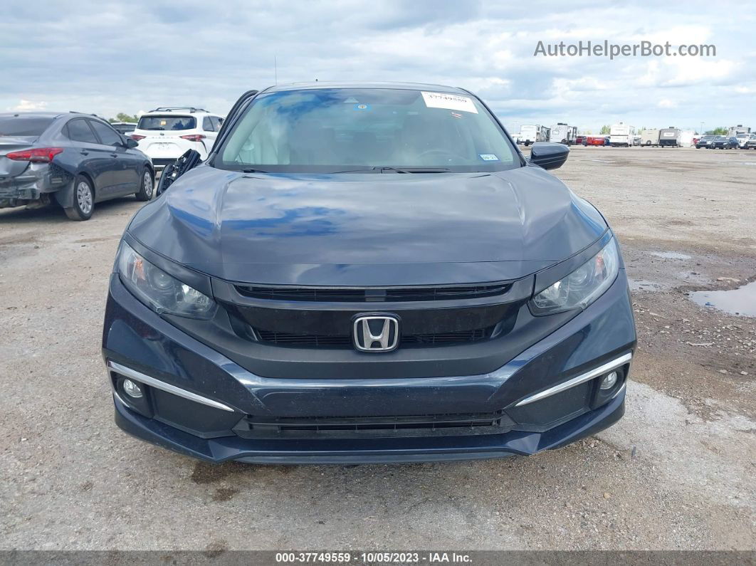 2019 Honda Civic Ex Blue vin: 19XFC1F35KE012406